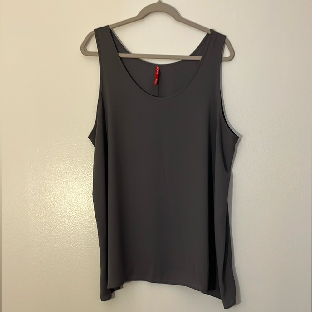 Spanx | Sleeveless tank blouse scoop neckline Women’s size 2X
